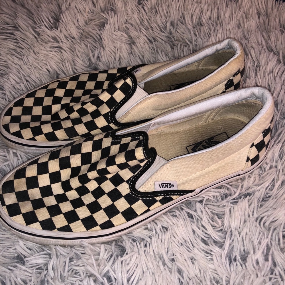 Checkered Vans